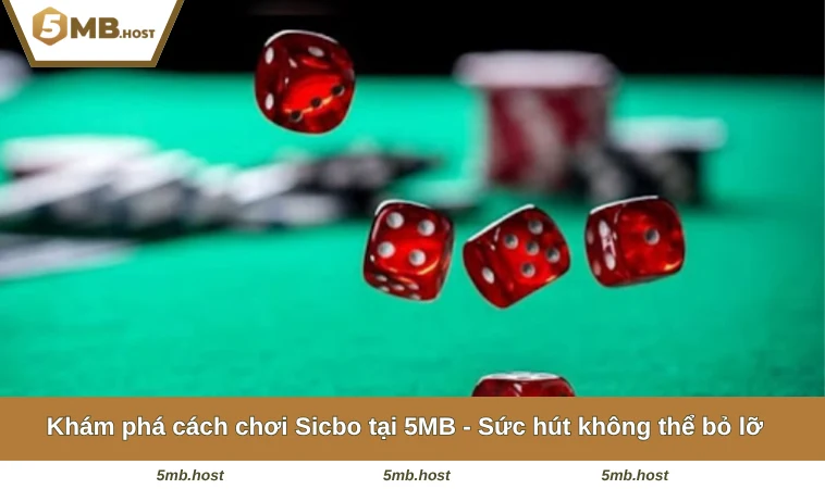Khám phá cách chơi Sicbo tại 5MB - Sức hút không thể bỏ lỡ
