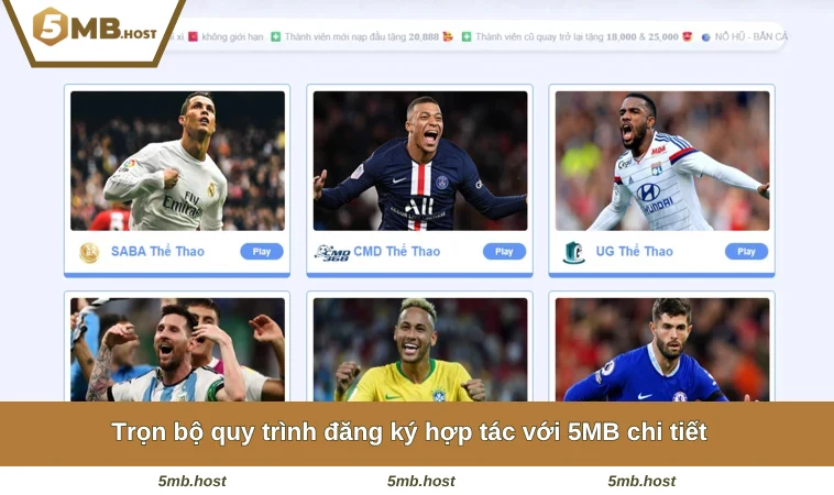 Đại Lý 5MB 3 Trọn bộ quy trình đăng ký hợp tác với 5MB chi tiết