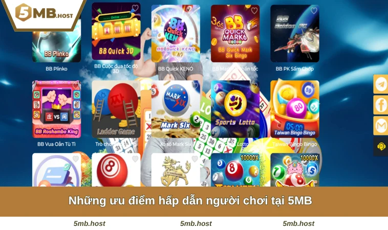 Giới Thiệu 5MB 2 Những ưu điểm hấp dẫn người chơi tại 5MB