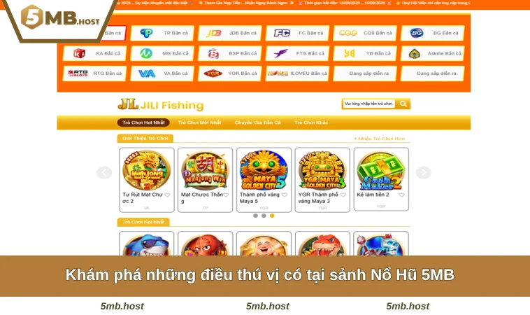 Nổ Hũ 5MB 1 Khám phá những điều thú vị có tại sảnh Nổ Hũ 5MB