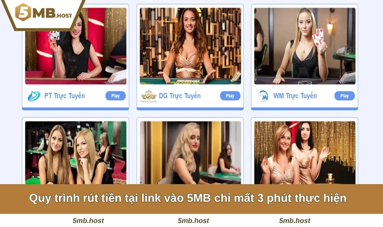 Rút Tiền 5MB 1 Quy trình rút tiền tại link vào 5MB chỉ mất 3 phút thực hiện